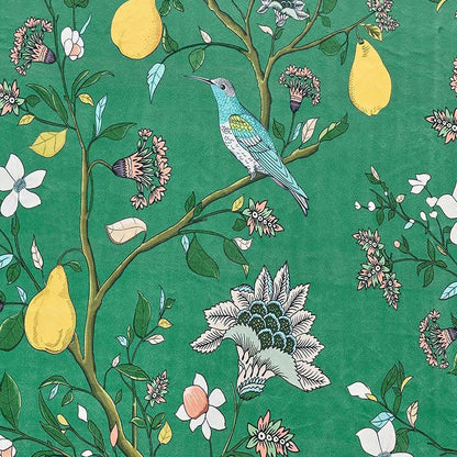 Vintage-Gardine im Landhausstil mit Vogel- und Blumenmotiven - image 12