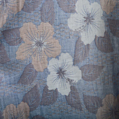 Kimono-Bademantel aus Baumwollgaze mit Kirschblütenmuster - image 7
