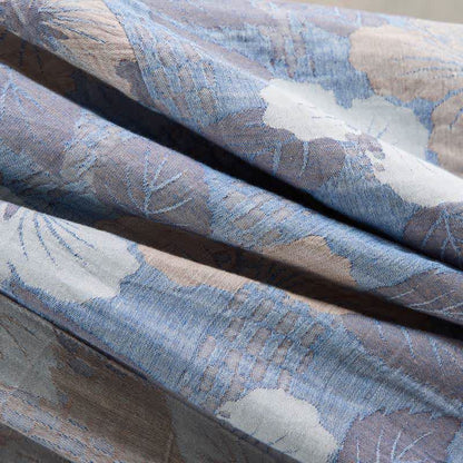 Kimono-Bademantel aus Baumwollgaze mit Kirschblütenmuster - image 8