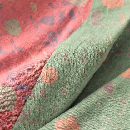 Kimono-Bademantel aus doppellagigem Baumwollgewebe mit Blumenmuster - image 5
