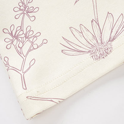 Botanisches, niedliches Kaninchen-Baumwoll-Loungewear-Set - image 7