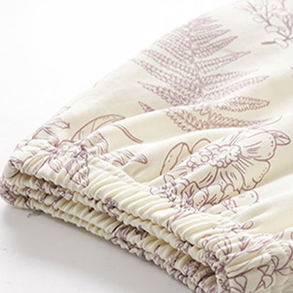 Botanisches, niedliches Kaninchen-Baumwoll-Loungewear-Set - image 8