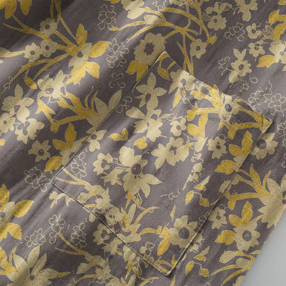 Vintage-Bademantel aus rustikalem Baumwolljacquard mit Blumenmuster - image 26