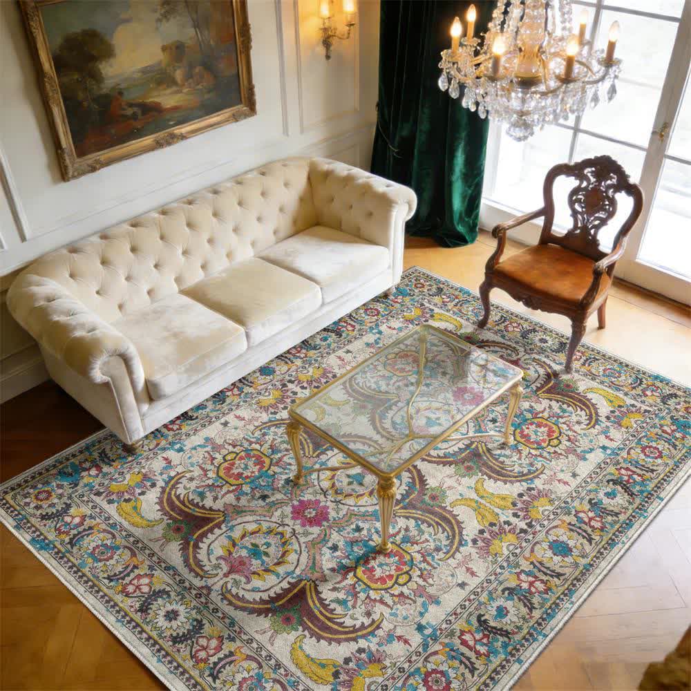 Vintage Persische Bohème-Fußmatte - 95" x 119" - image 0