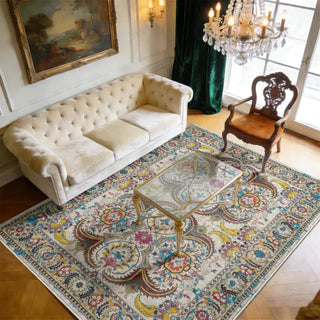 Vintage Persische Bohème-Fußmatte - 95" x 119" - image 0