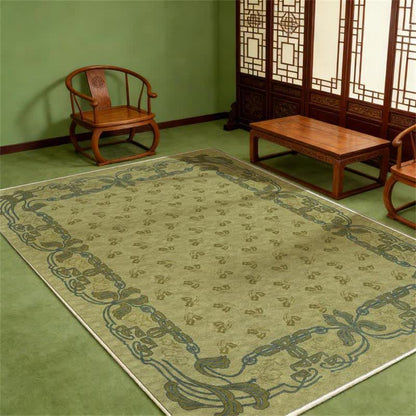 Romantischer, rutschfester, faltbarer Teppich mit Blumenmuster - image 3