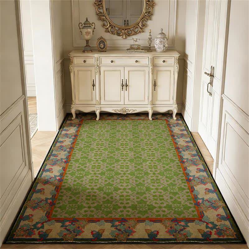 Rustikaler, botanischer, rutschfester Teppich im Landhausstil - image 1