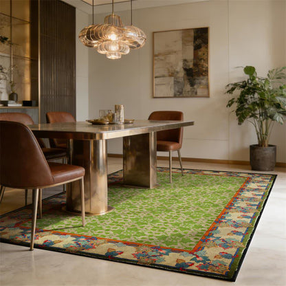 Rustikaler, botanischer, rutschfester Teppich im Landhausstil - image 2