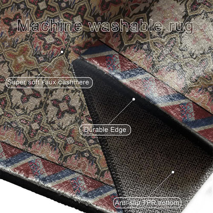 Vintage Persischer geometrischer rutschfester Teppich - image 6