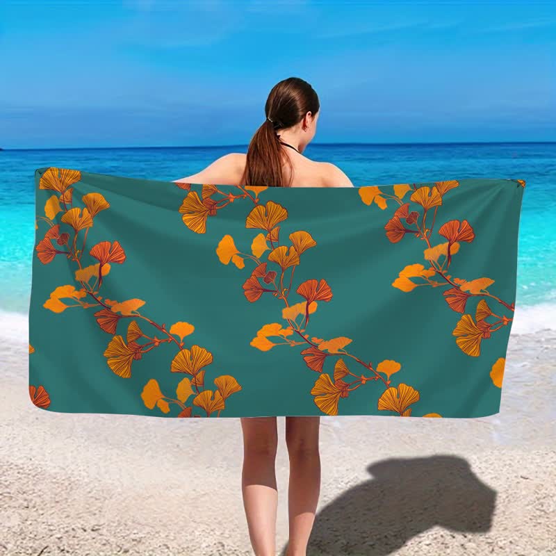 Strandtuch aus Ginkgoblättern - image 27