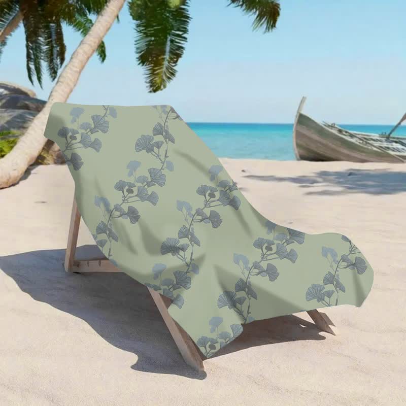 Strandtuch aus Ginkgoblättern - image 1