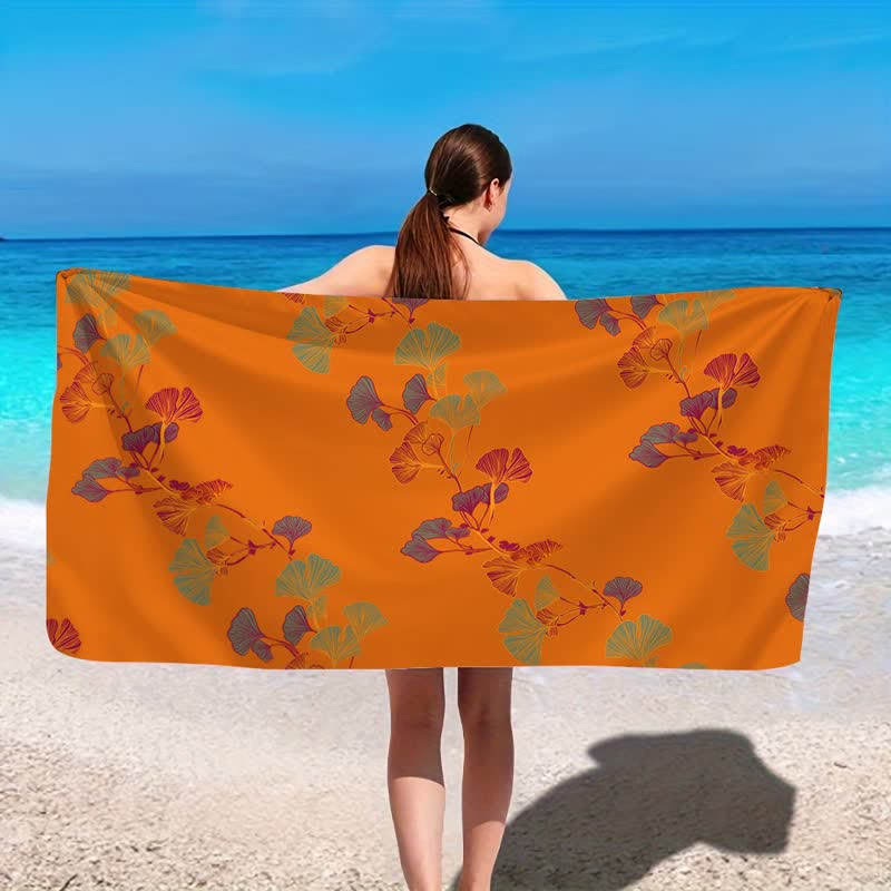 Strandtuch aus Ginkgoblättern - image 31