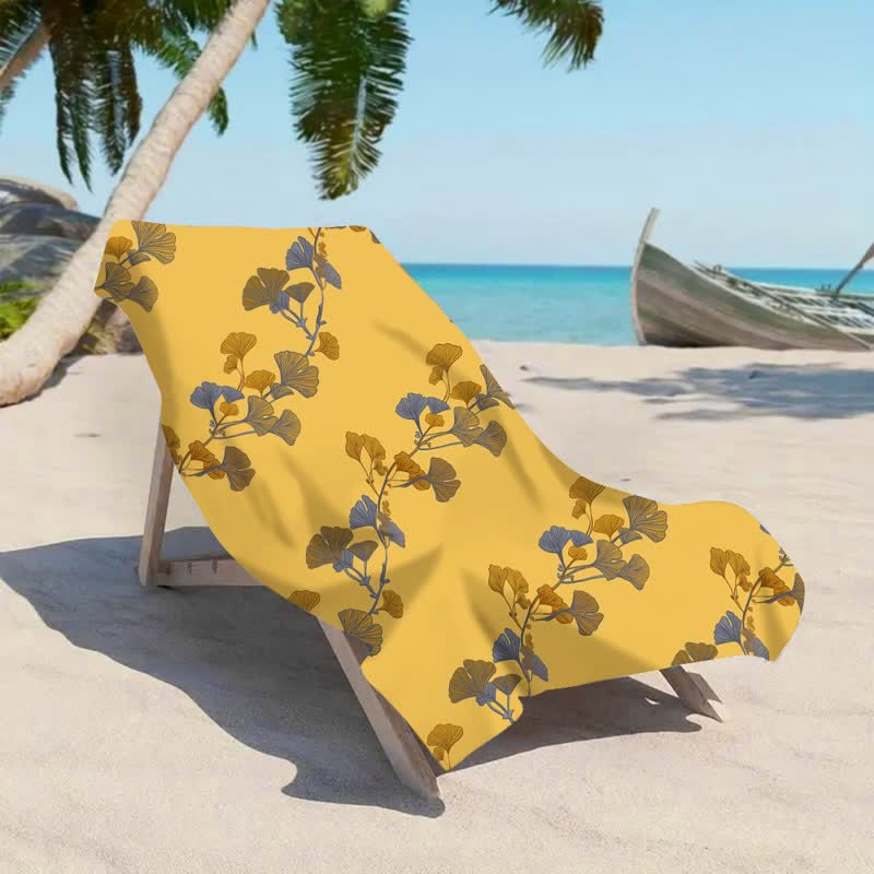 Strandtuch aus Ginkgoblättern - image 14