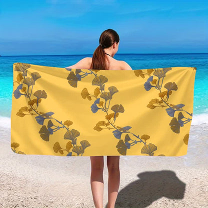 Strandtuch aus Ginkgoblättern - image 15