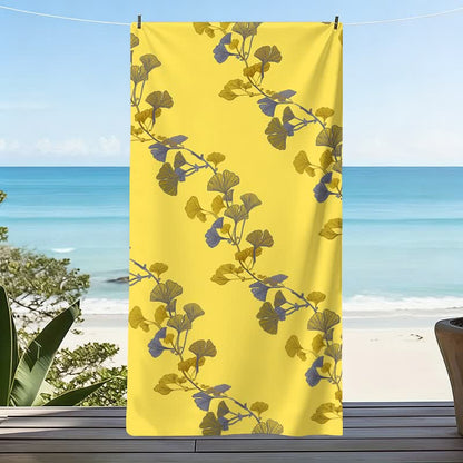 Strandtuch aus Ginkgoblättern - image 13