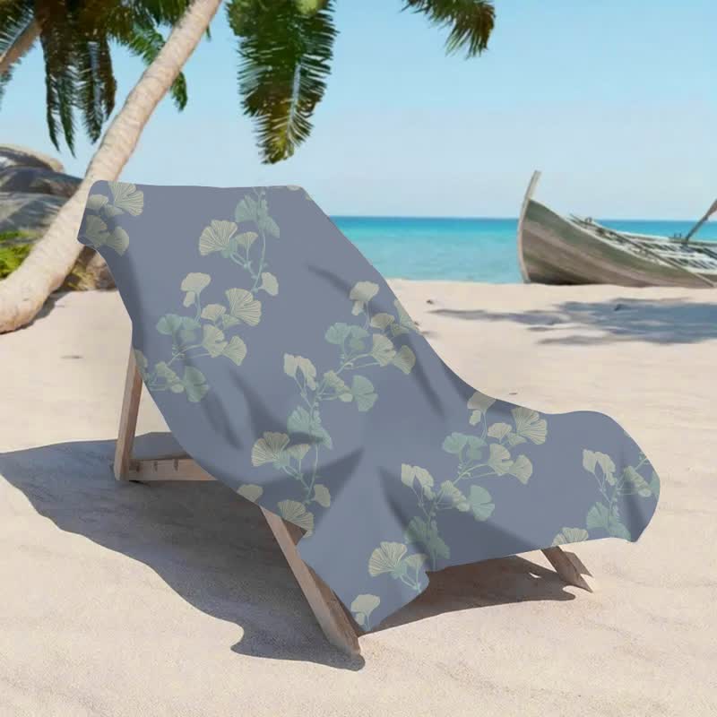 Strandtuch aus Ginkgoblättern - image 5