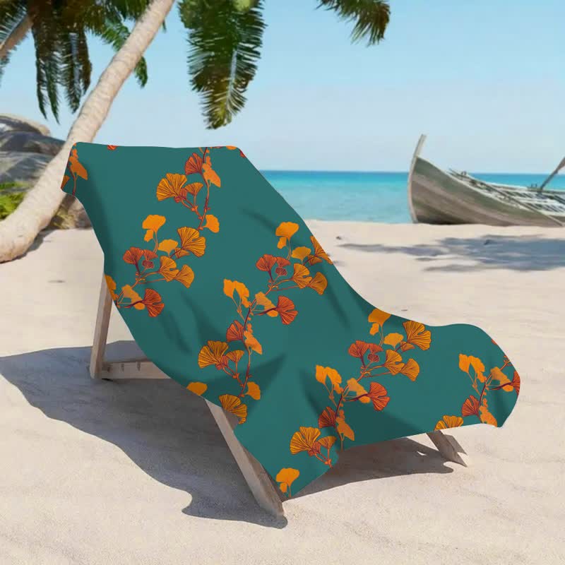 Strandtuch aus Ginkgoblättern - image 25