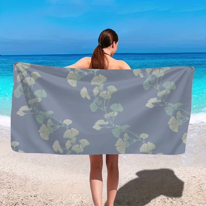 Strandtuch aus Ginkgoblättern - image 7
