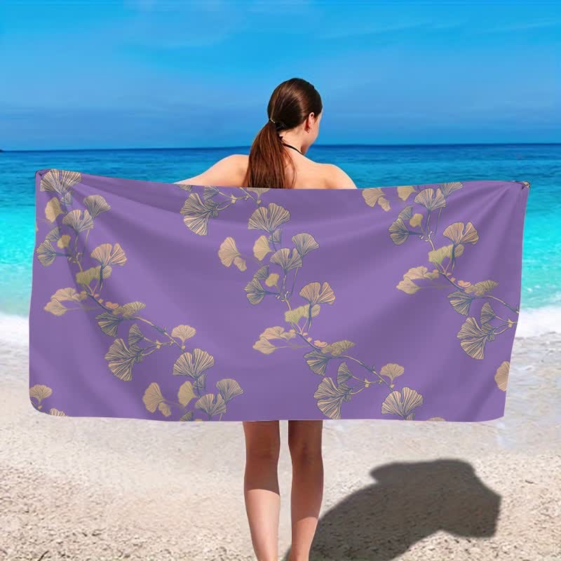 Strandtuch aus Ginkgoblättern - image 34