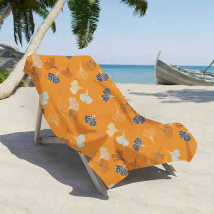 Elegantes Strandtuch mit Ginkgoblatt - image 6