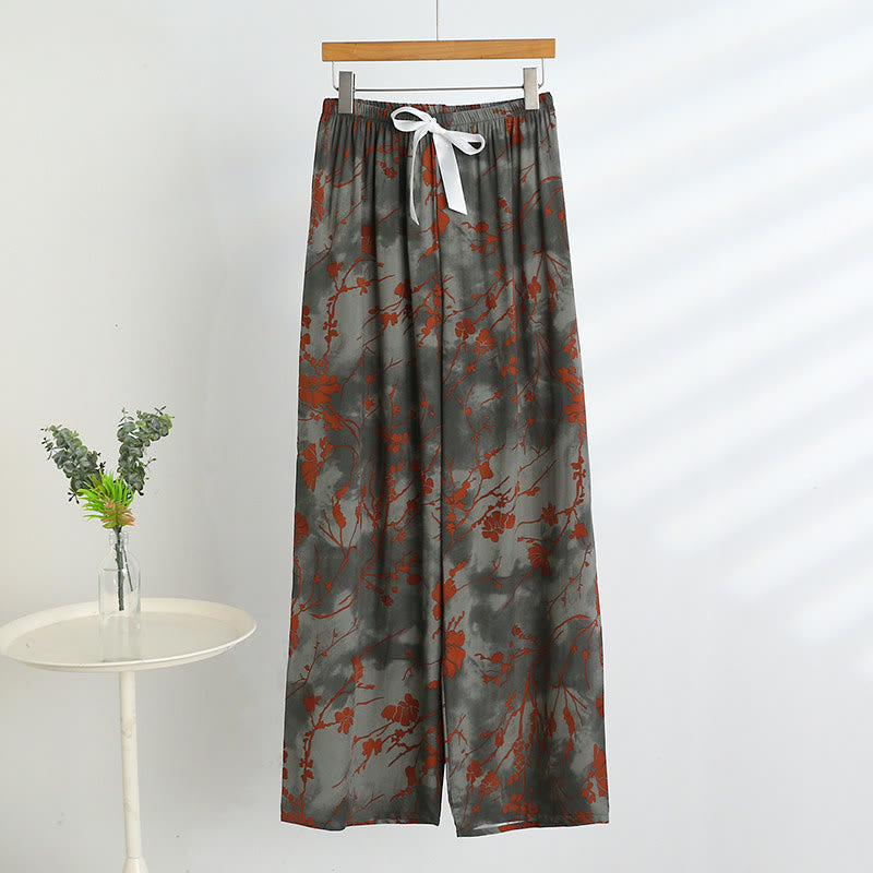 Pyjama-Set mit floralem Tanktop und Hose von Artistic Branch - image 6