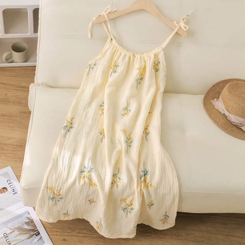 Nachthemd im Landhausstil mit Blumenmuster - image 1