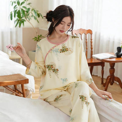 Pyjama-Set mit frischem orientalischem Muster - image 3