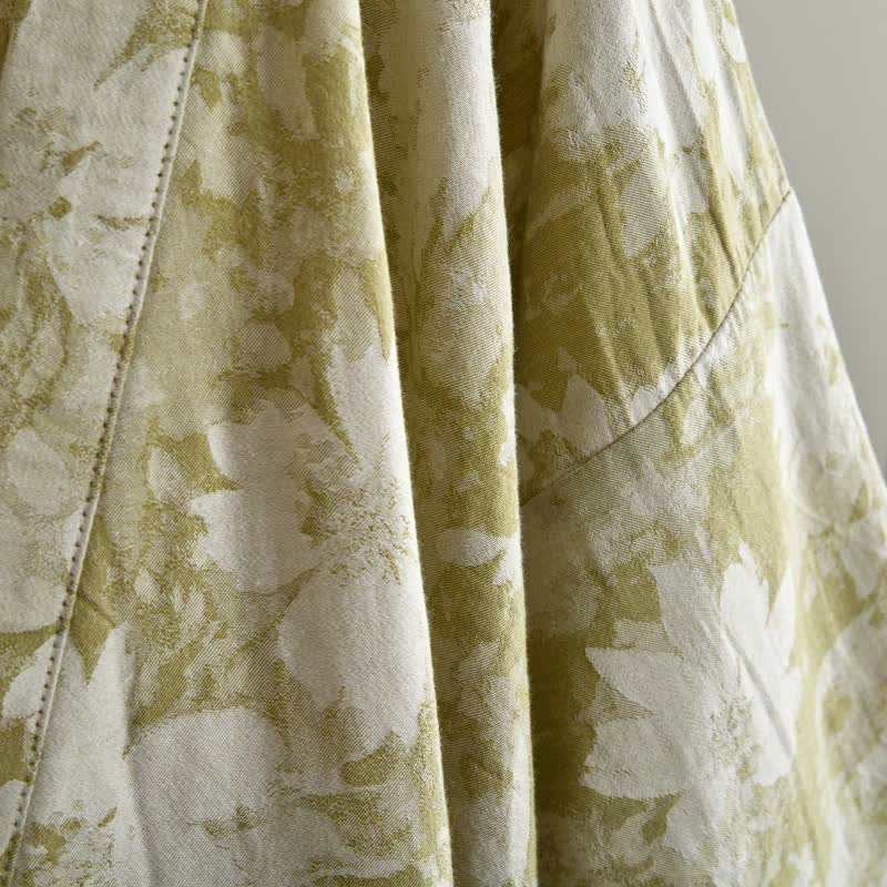 Eleganter Kimono aus Baumwollgaze mit Blumenmuster - image 15