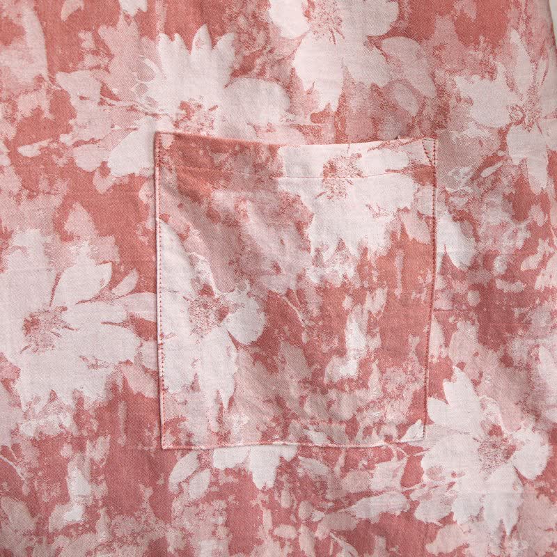 Eleganter Kimono aus Baumwollgaze mit Blumenmuster - image 6