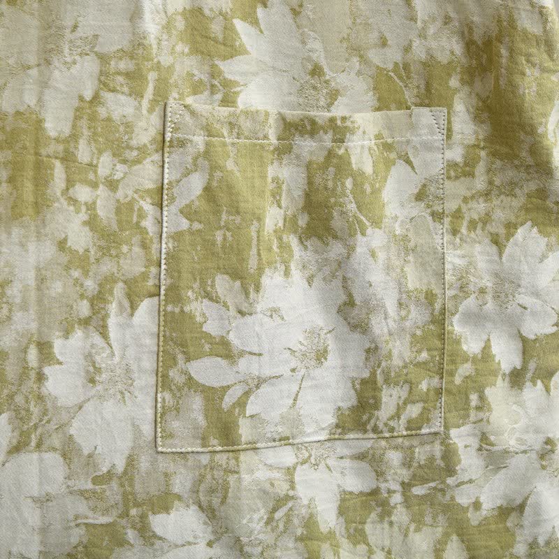 Eleganter Kimono aus Baumwollgaze mit Blumenmuster - image 14