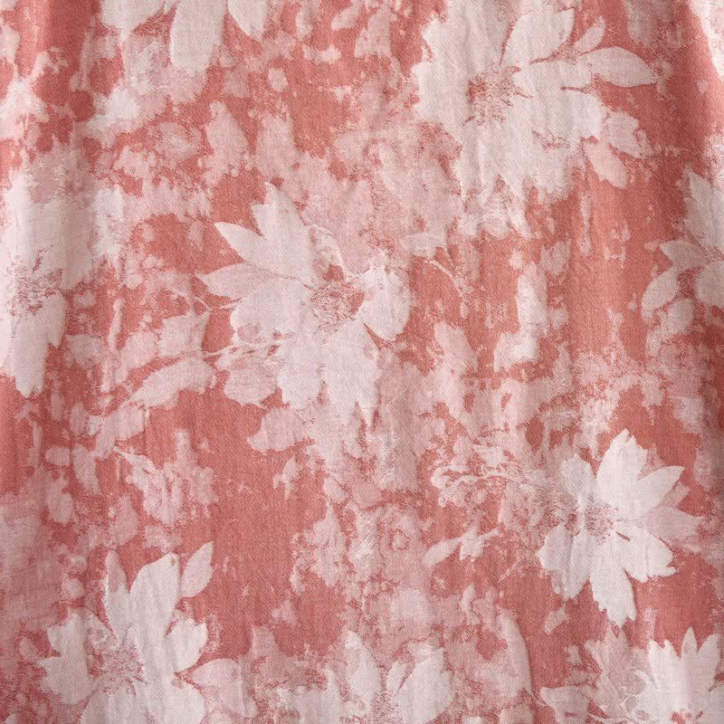 Eleganter Kimono aus Baumwollgaze mit Blumenmuster - image 7