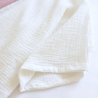 Japanischer Baumwollgaze-Pyjama-Set mit kurzen Ärmeln - image 11
