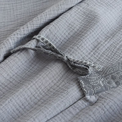 Kimono-Pyjama aus Baumwollgaze im Ethno-Stil - image 8