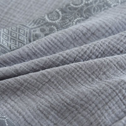 Kimono-Pyjama aus Baumwollgaze im Ethno-Stil - image 7