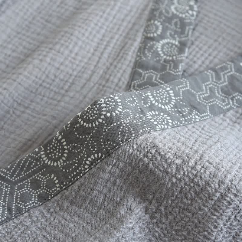 Kimono-Pyjama aus Baumwollgaze im Ethno-Stil - image 5