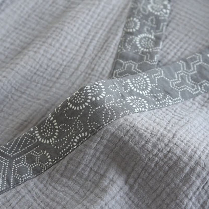 Kimono-Pyjama aus Baumwollgaze im Ethno-Stil - image 5