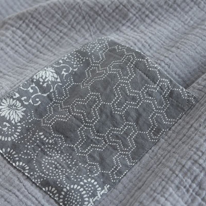Kimono-Pyjama aus Baumwollgaze im Ethno-Stil - image 6