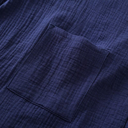 Kimono-Bademantel aus Baumwollgaze im Ethno-Stil - image 6