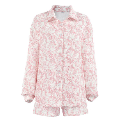 Baumwollpyjama-Set im abstrakten Kunststil - image 7