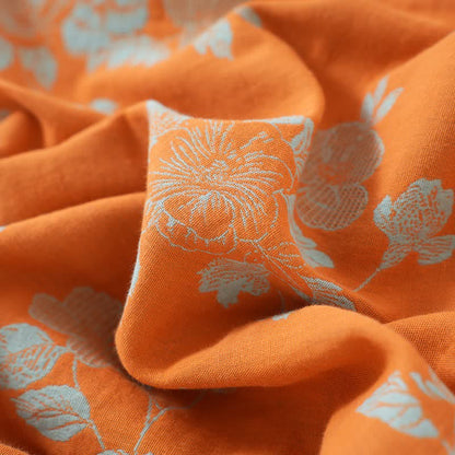 Vintage-Pyjama aus Baumwolle mit asiatischem Blumenmuster - image 10