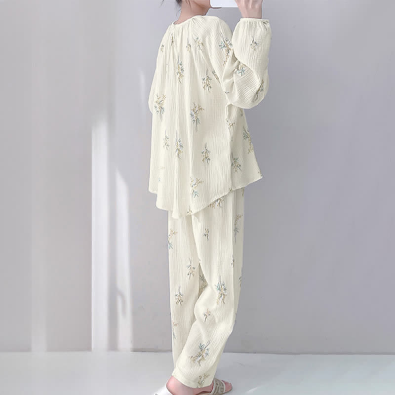 Bouquet Loungewear-Set aus doppellagiger Baumwolle - image 3