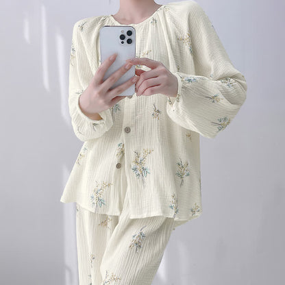 Bouquet Loungewear-Set aus doppellagiger Baumwolle - image 2