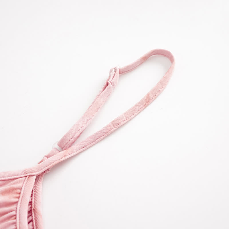Künstlerisch von Aquarell inspirierte Baumwoll-Nachtwäsche: Camisole und Hose - image 8