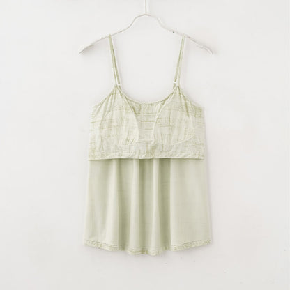 Künstlerisch von Aquarell inspirierte Baumwoll-Nachtwäsche: Camisole und Hose - image 13