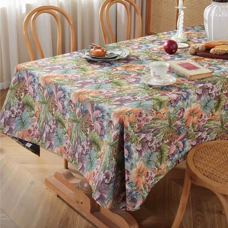 Tischdecke „Malerischer Garten“ aus Jacquard - image 2