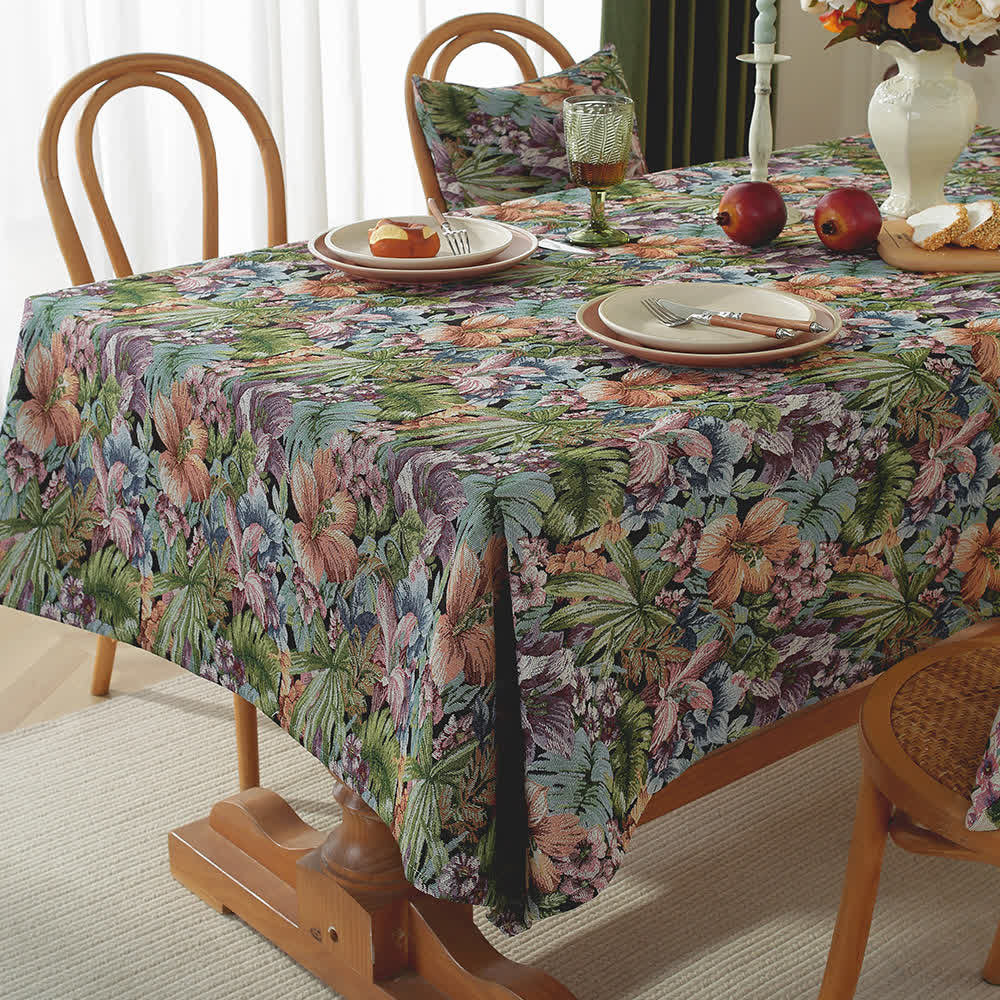 Tischdecke „Malerischer Garten“ aus Jacquard - image 5