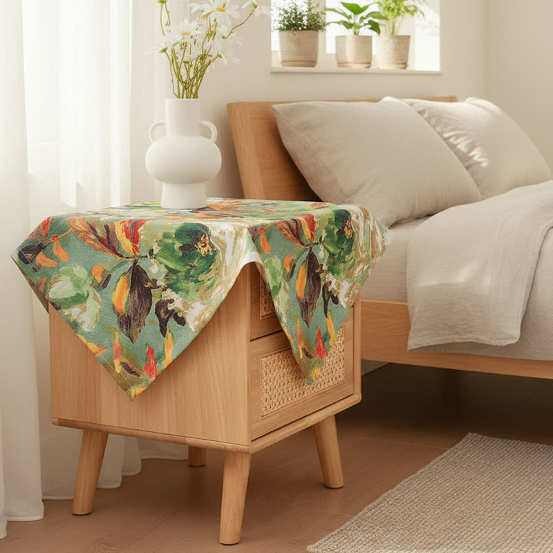 Impressionistische Ölgemälde-Jacquard-Tischdecke - image 8
