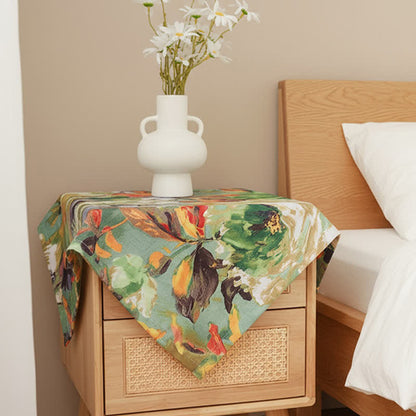 Impressionistische Ölgemälde-Jacquard-Tischdecke - image 7