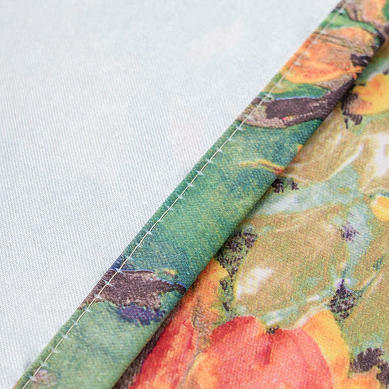 Impressionistische Ölgemälde-Jacquard-Tischdecke - image 9