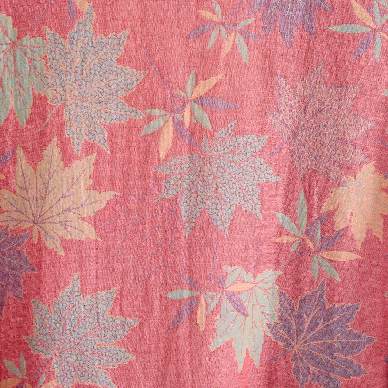 Kimono-Bademantel aus doppellagigem Baumwollgewebe mit Ahornblattmuster - image 7